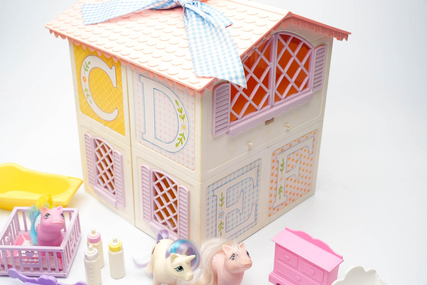 Vintage My Little Pony Baby Bonnet School of Dance (1987) - Compleet met Pony’s & Accessoires