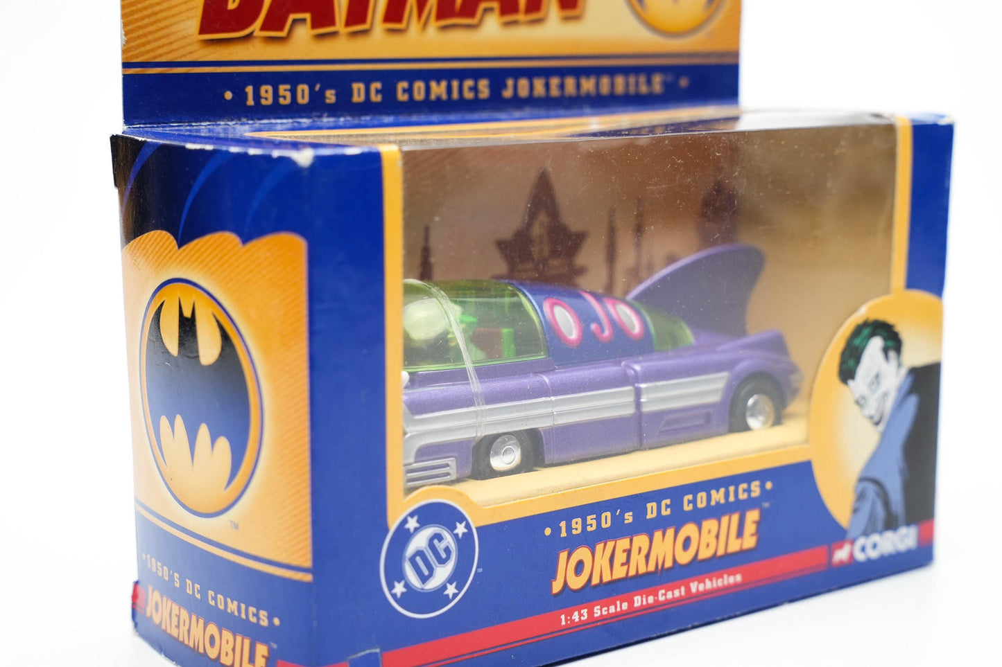 Corgi 1950’s DC Comics Jokermobile – 1:43 Die-Cast Model (Nieuw in Doos)