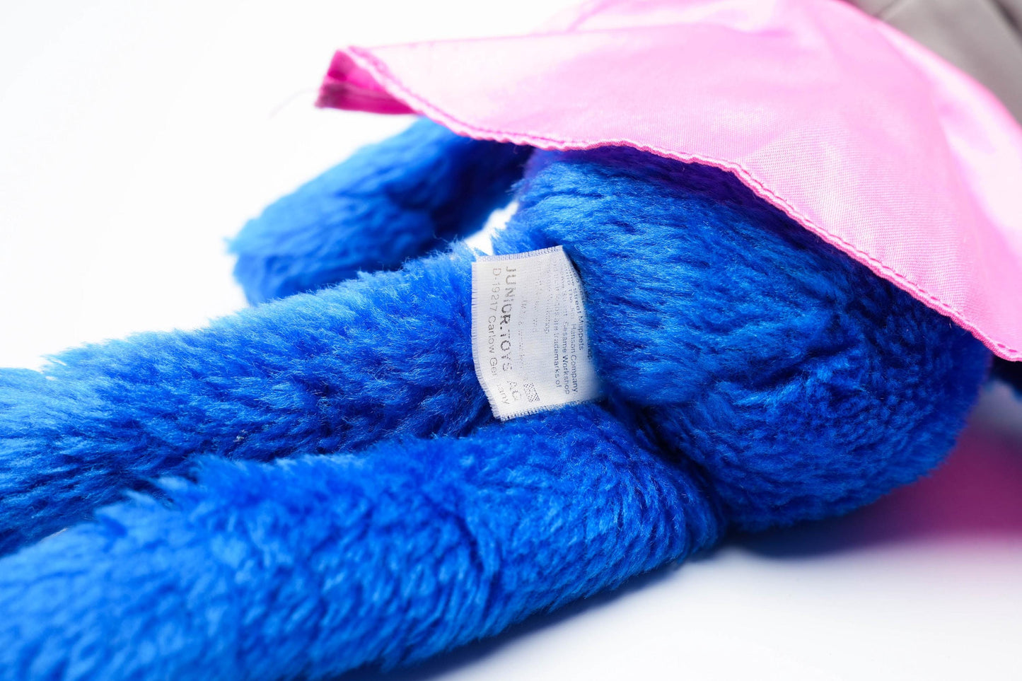 Vintage Super Grover Knuffel – Junior Toys ca. 2000 – Sesamstraat Held in Pluche (25 cm)