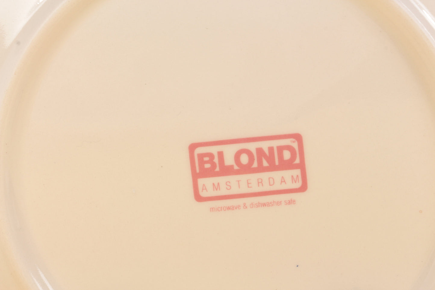 Dinerbord van Blond Amsterdam - Delfts blauw stijl - modern