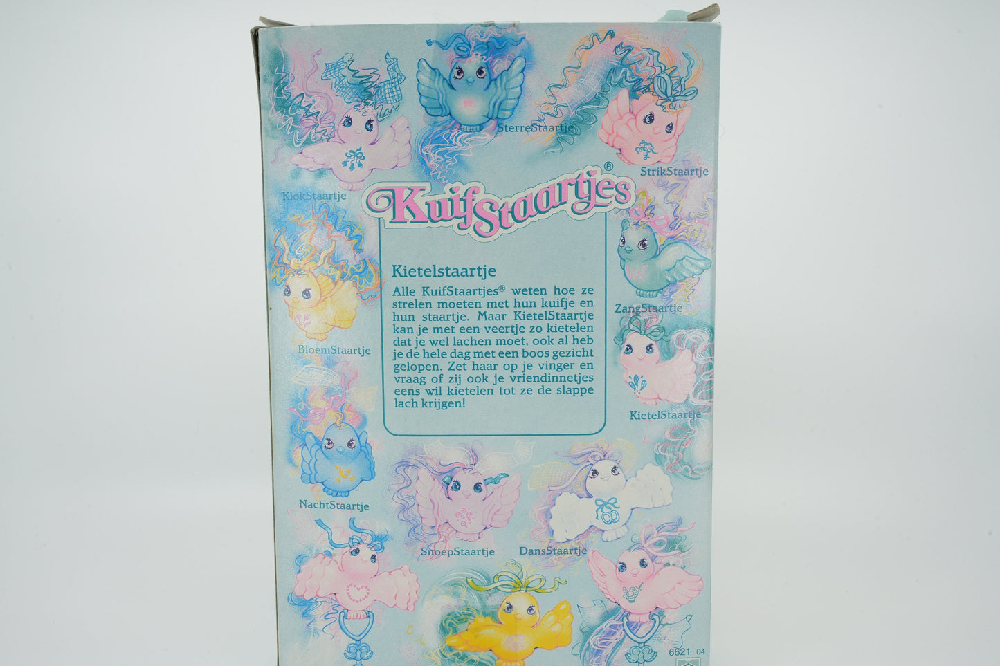 80's Fairy Tails Hasbro | Kietelstaartje | Mijn Kleine Pony vogel | MLP g1 | Fairy Tails Tickle met standaard| Vintage kuifstaartje