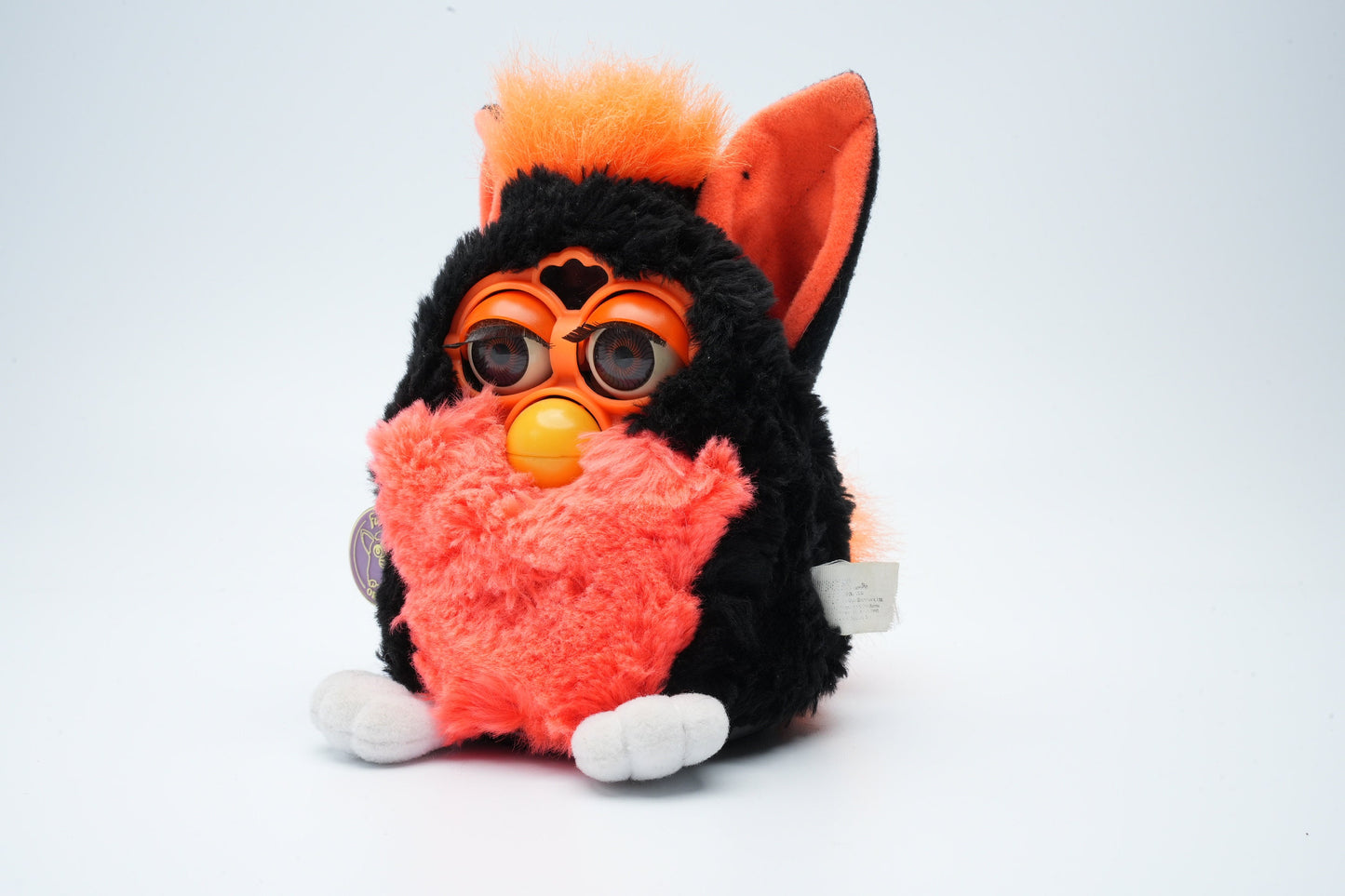 Furby Tart Tangerine 1999 | vintage Furby | Vintage Furby met zwart oranje vacht | spreekt Engels