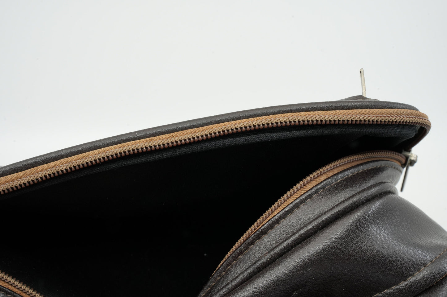 Vintage lederen camera tas / reistas