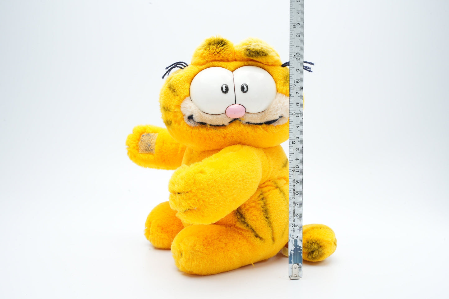 Vintage Garfield plush met schattige lach | zeldzame vintage Garfield plush