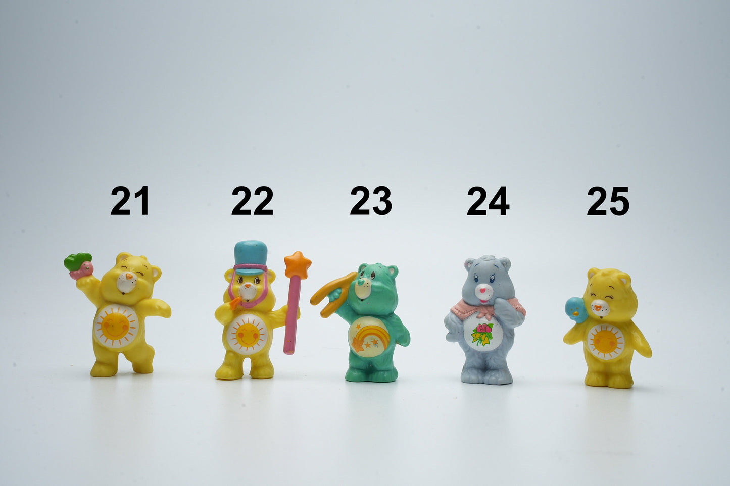 Care Bears - kies je eigen figuren - vintage care bear poppetjes