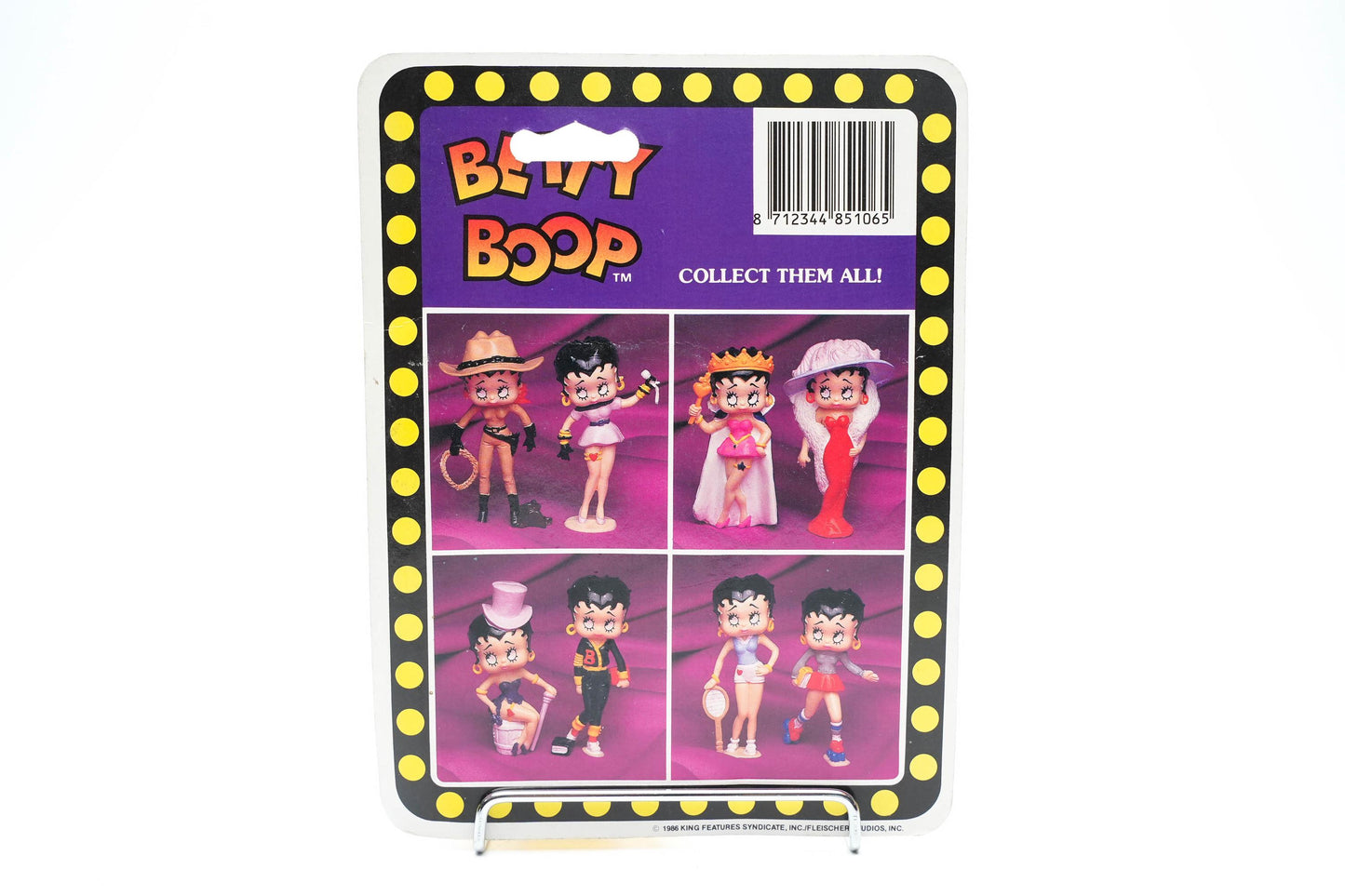 Betty Boop Miniatuurfiguur – 1986 – MD Toys – Hollywood Glamour Editie