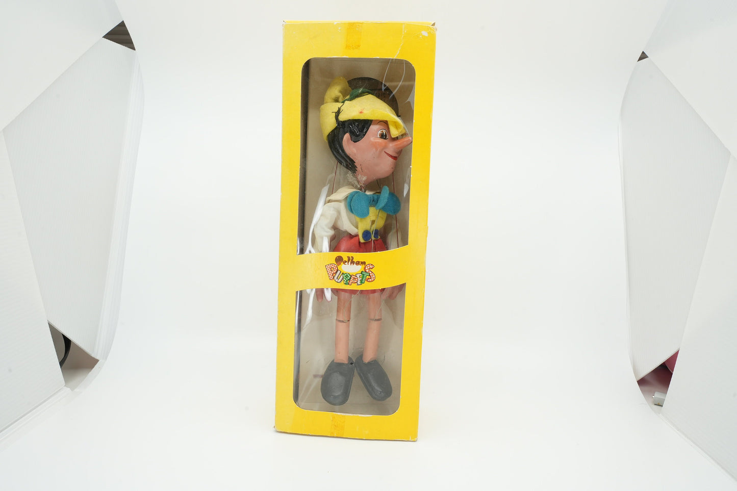 Vintage Pelham Marionet pinokkio incl doos  1960's | Vintage Marionette pop |