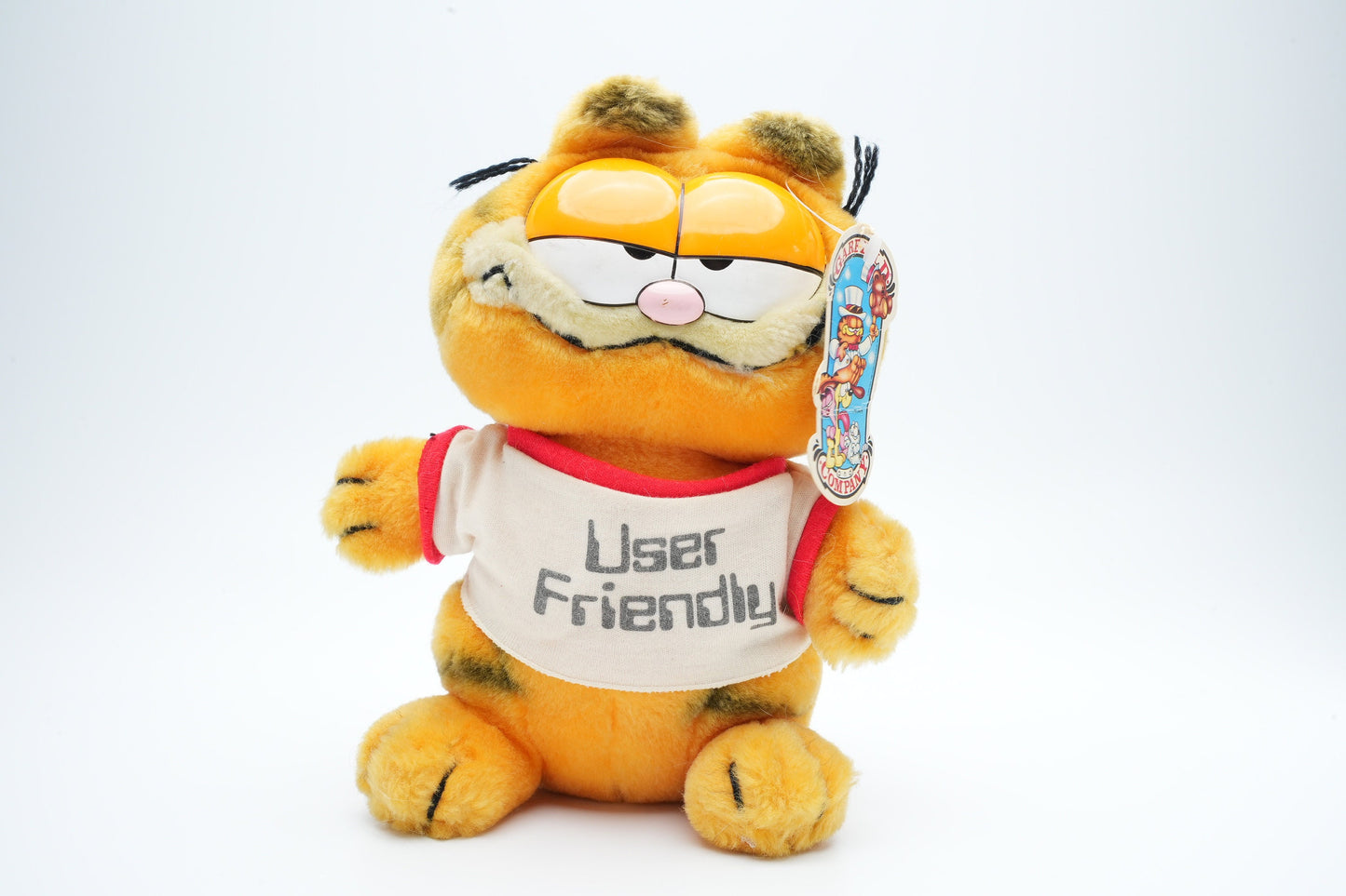 Garfield User Friendly t-shirt | zeldzame vintage Garfield plush