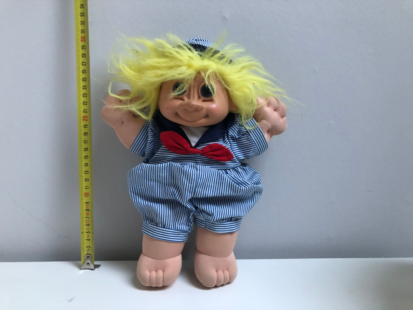 Vintage Russ Troll Kidz 12” SKIPPY Rare Plush Doll .