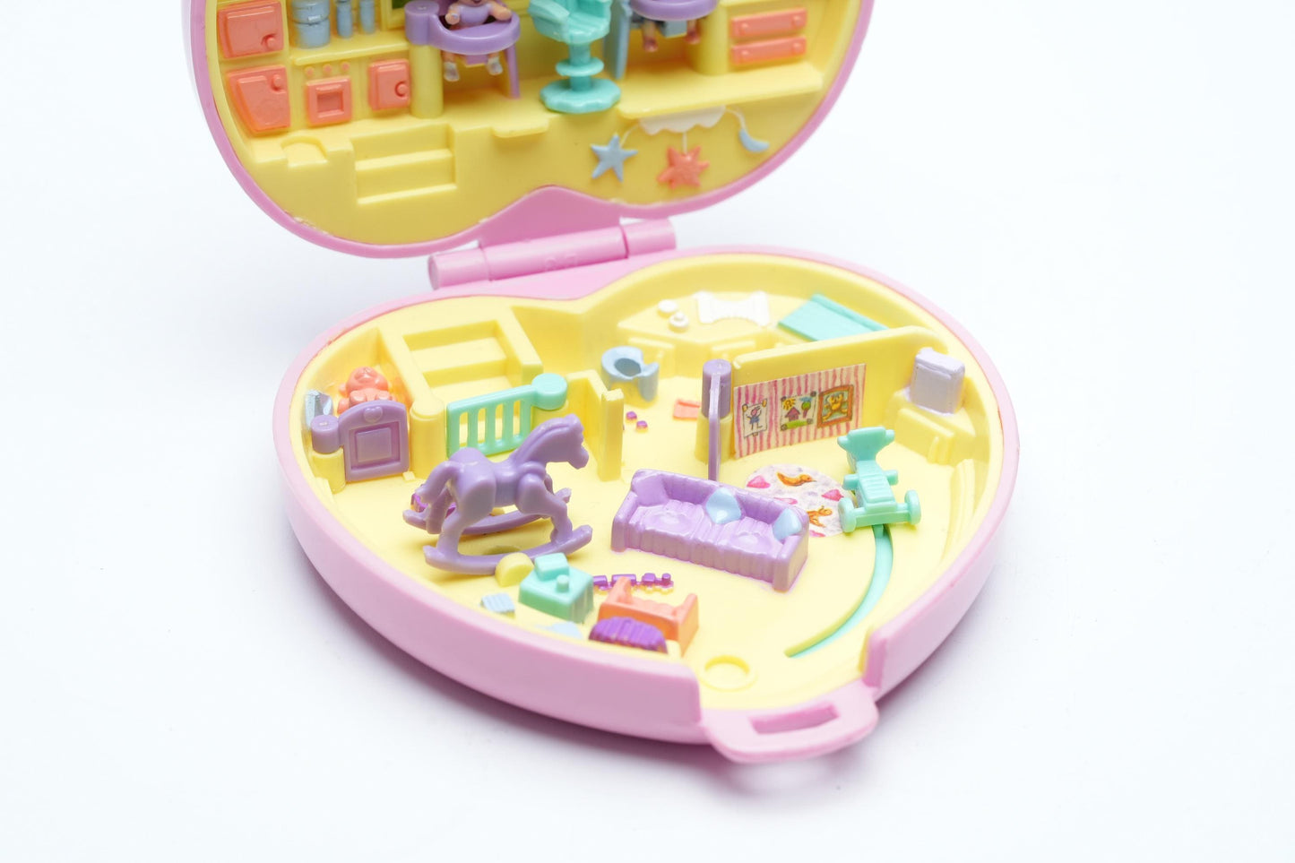 Vintage Polly Pocket 1994 Polly’s Toytime Fun – Baby Collection – Met Babyfiguren