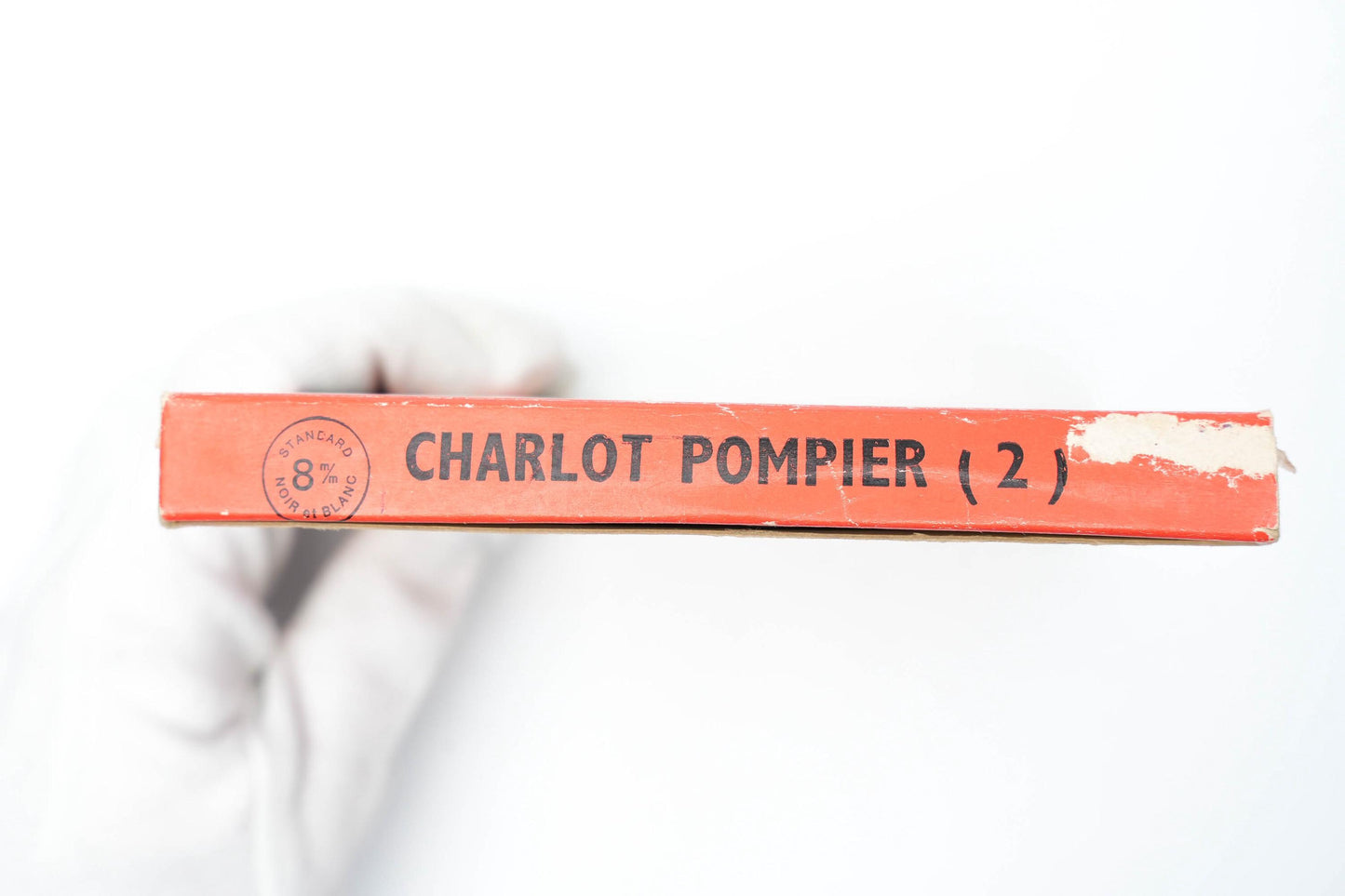 Vintage 8mm Film – "Charlot Pompier (2)" | Film Office Frankrijk | Zeldzame Charlie Chaplin Fireman Episode (Zwart-Wit)