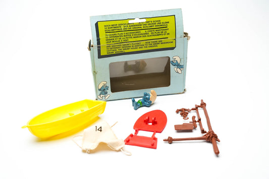 Smurfen Zeilboot Playset (Nr. 5) – Schleich Peyo 1980s
