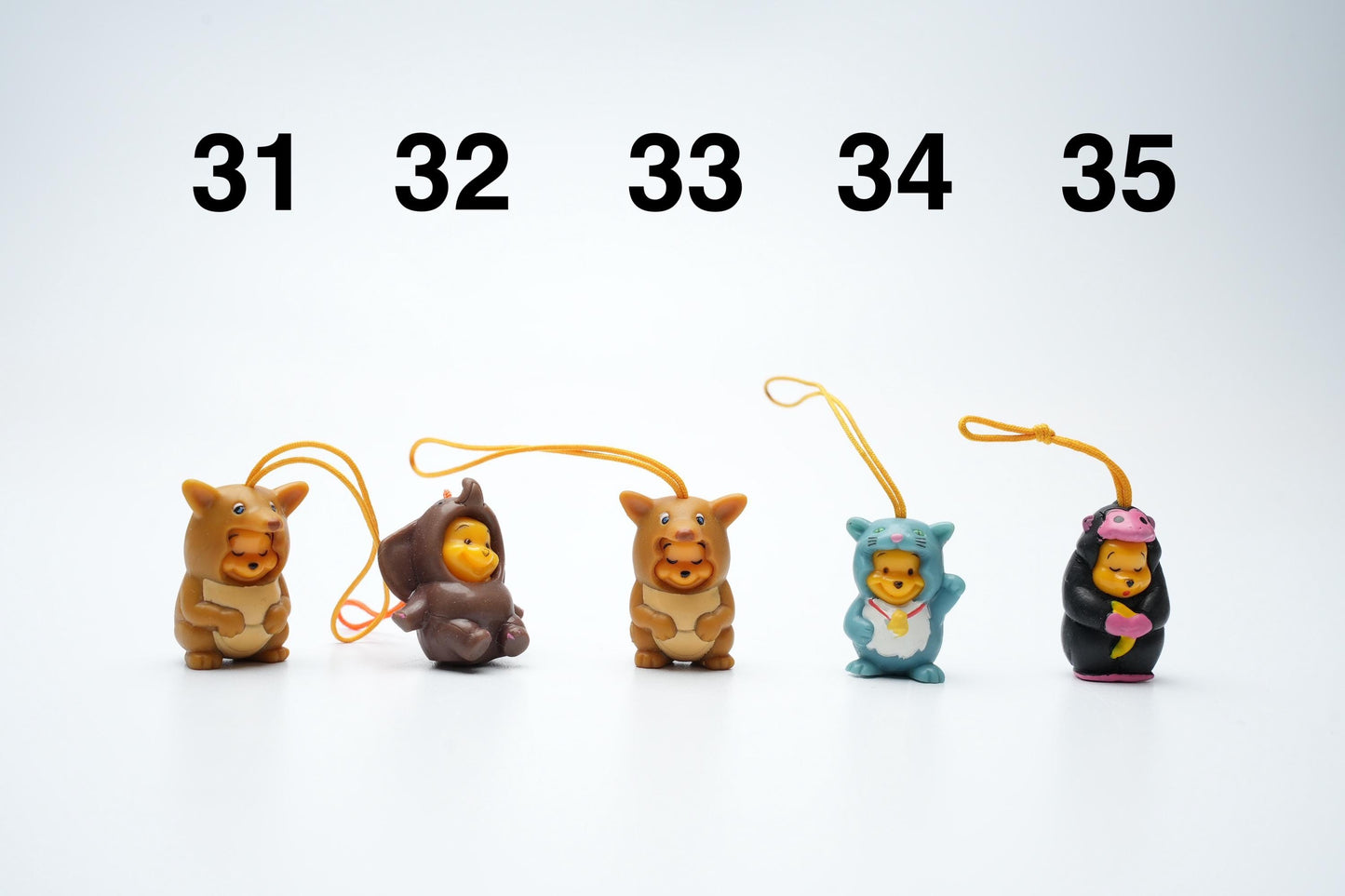 Peek-a-pooh telefoon bedels | Capsule Toys | Vintage peek a pooh bedels | pick your favorite (45 verschillende)