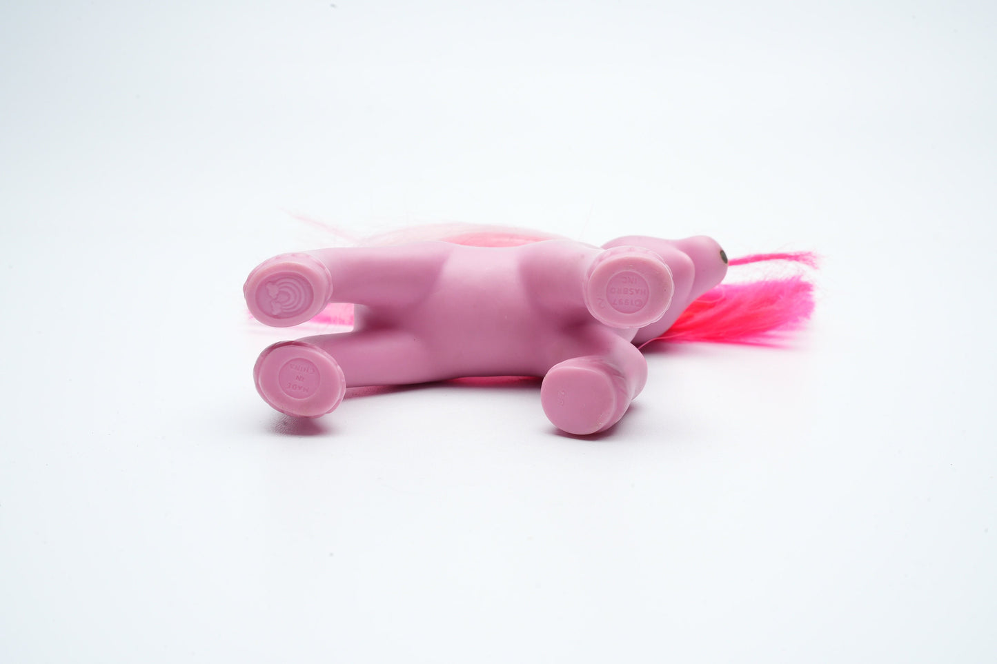 Schattige roze pony met roze haar | My Little Pony paard vintage