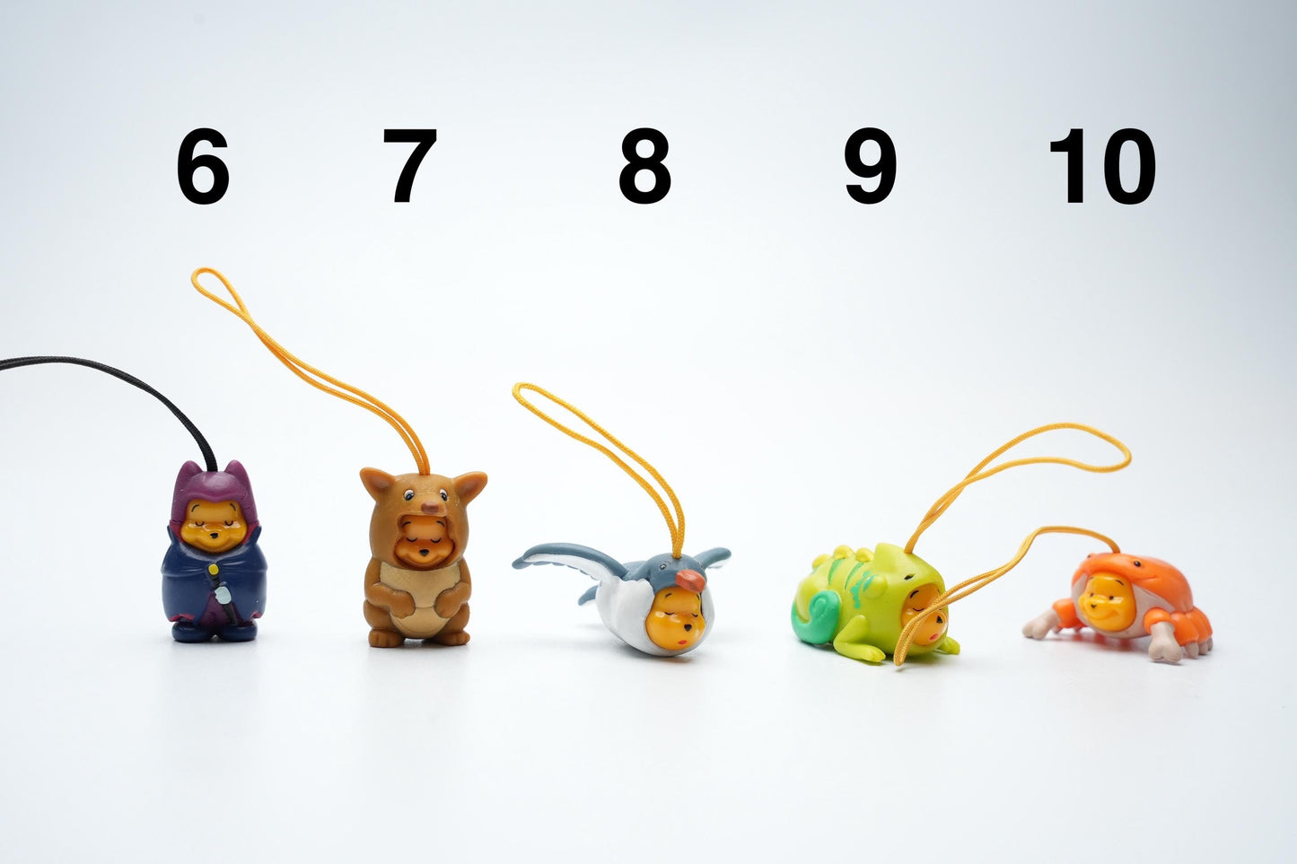 Peek-a-pooh telefoon bedels | Capsule Toys | Vintage peek a pooh bedels | pick your favorite (45 verschillende)