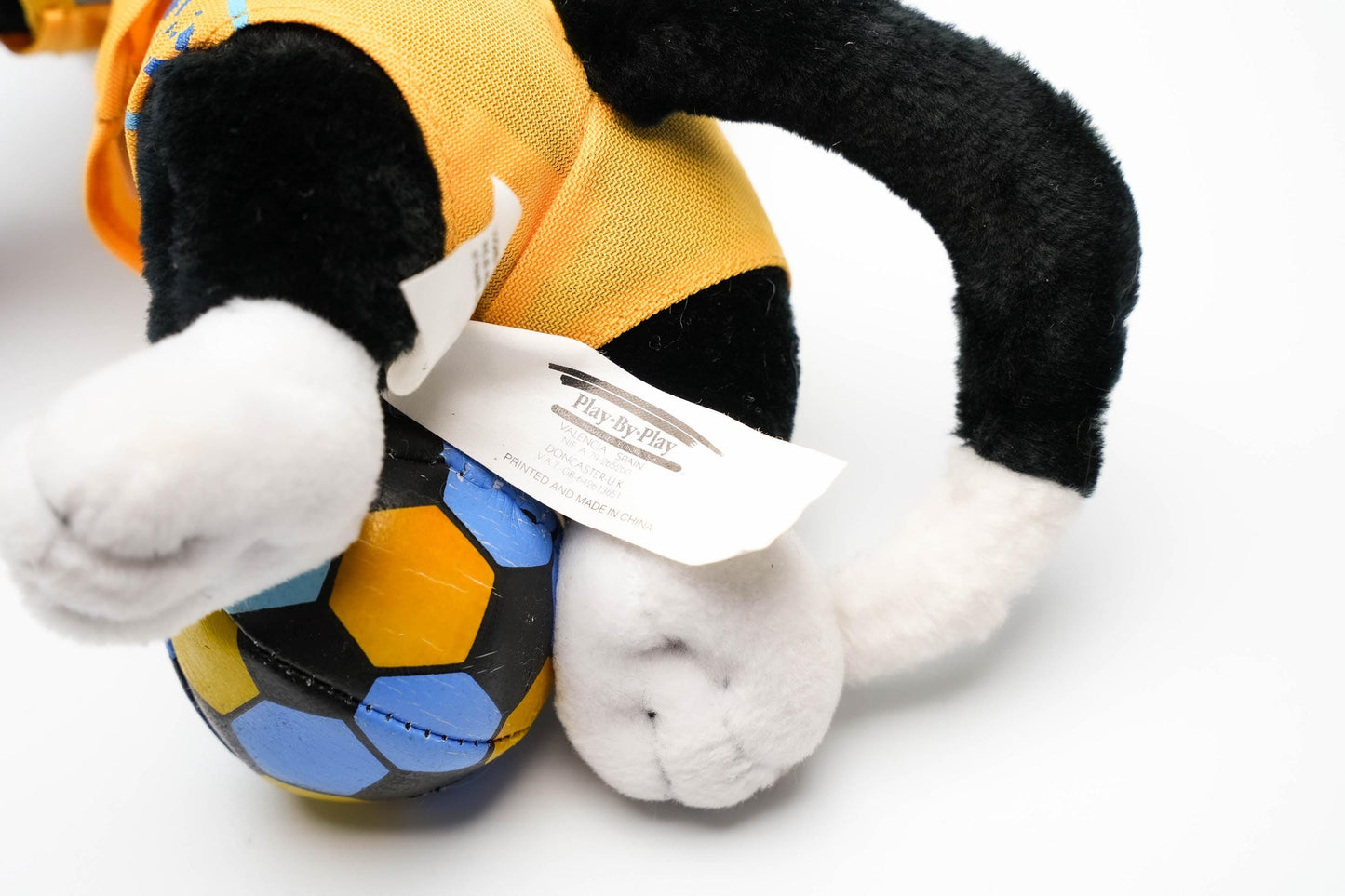 Vintage Looney Tunes Sylvester knuffel voetballer – Play By Play 1998 – 23 cm (9 inch)