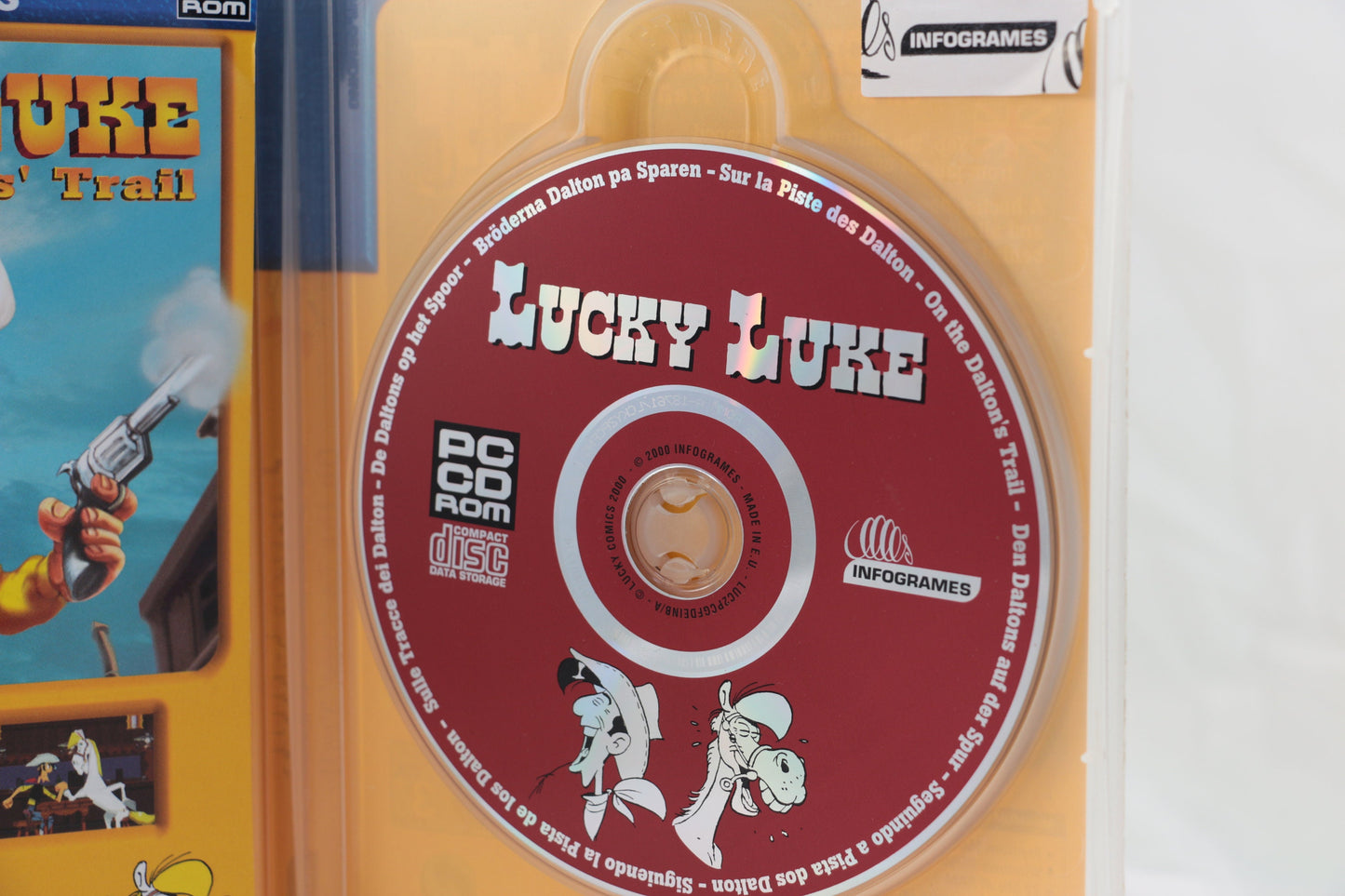 PC CD-rom game Lucky Luke on the Daltons' trail | Windows game Lucky Luke | Vintage Lucky Luke spel