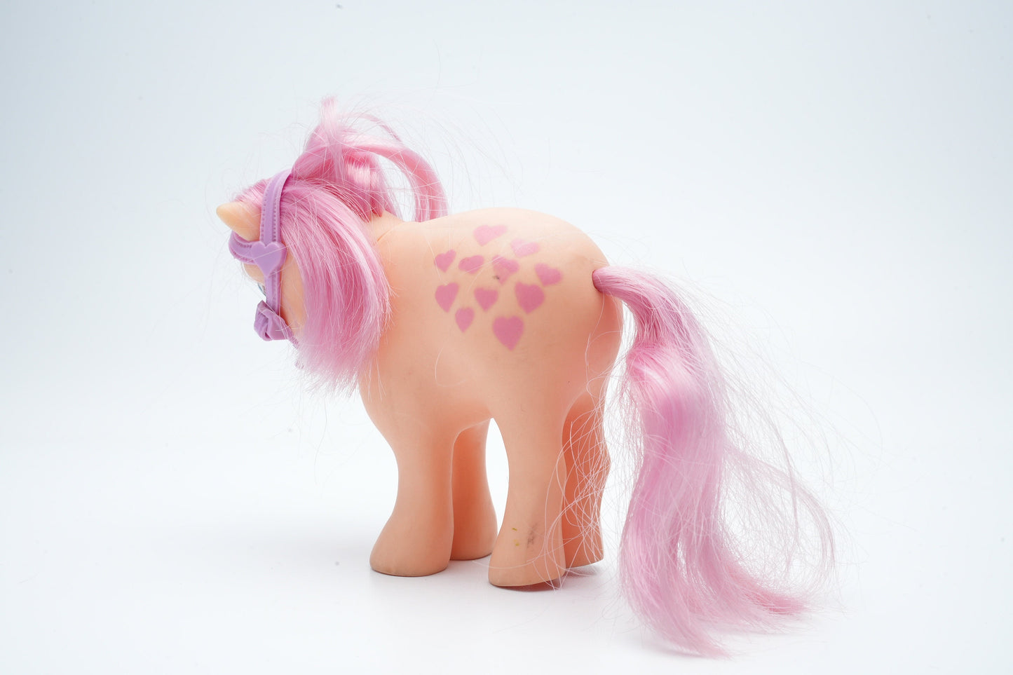 Peachy Pink Hearts | roze hartjes G1 My Little Pony | My Little Pony paarden