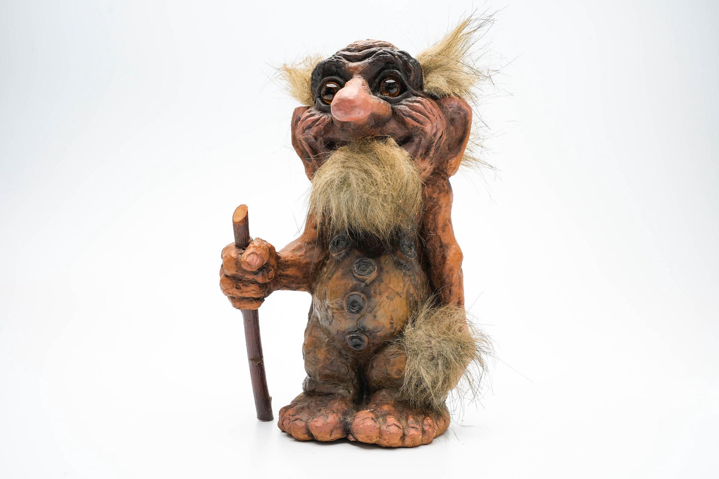 Nyform Trol – 21 cm (8.27 inch) – Oude Wijze met Staf