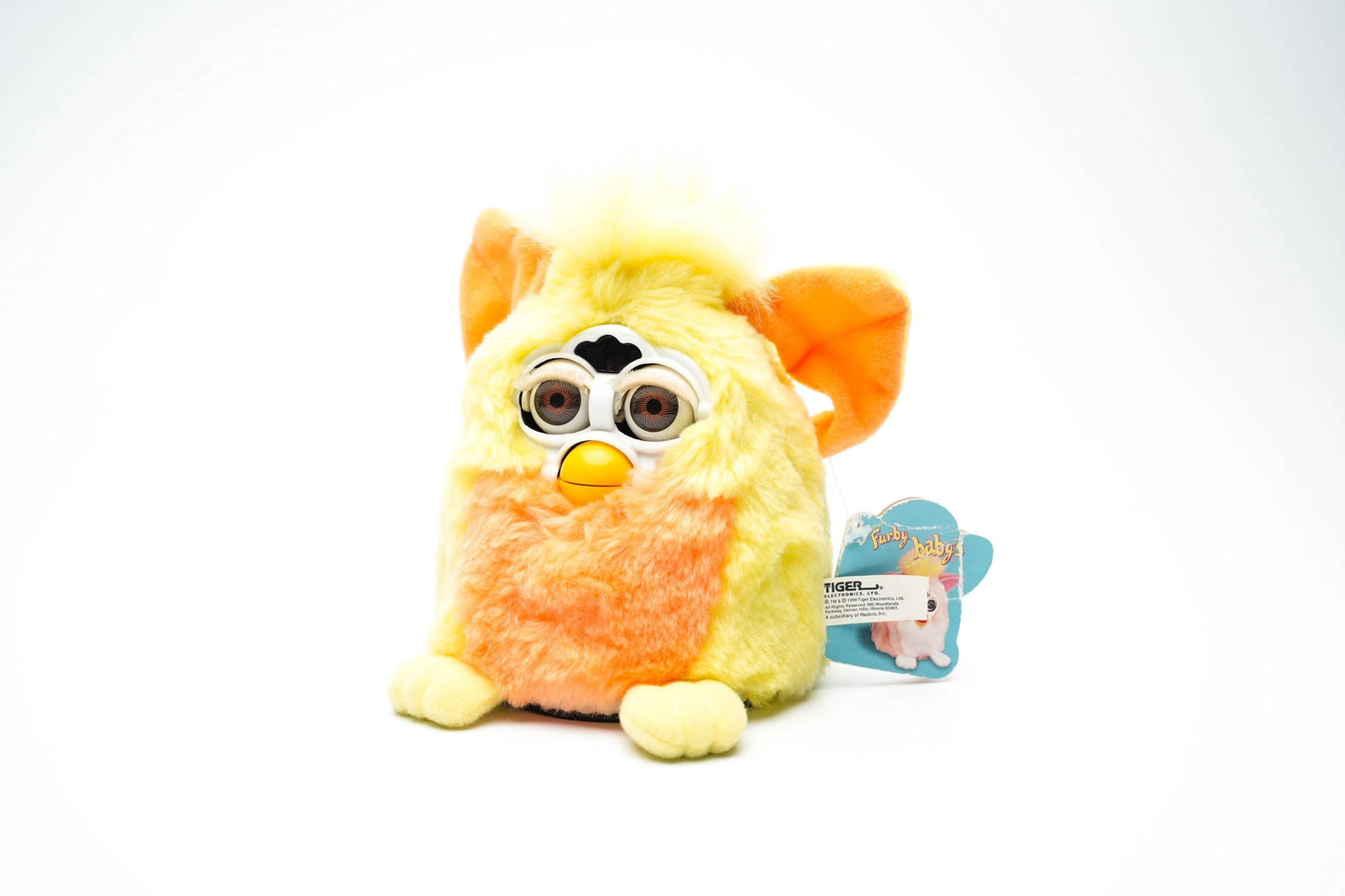 Furby Baby Geel & Oranje 1999 – Volledig Werkend