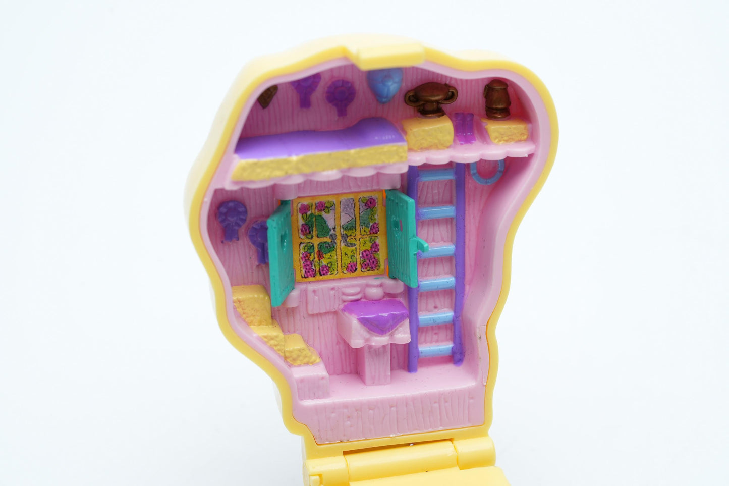 Vintage Polly Pocket Pony Ridin’ 1994 – Met Origineel Fluwelen Paardje – Bluebird Toys