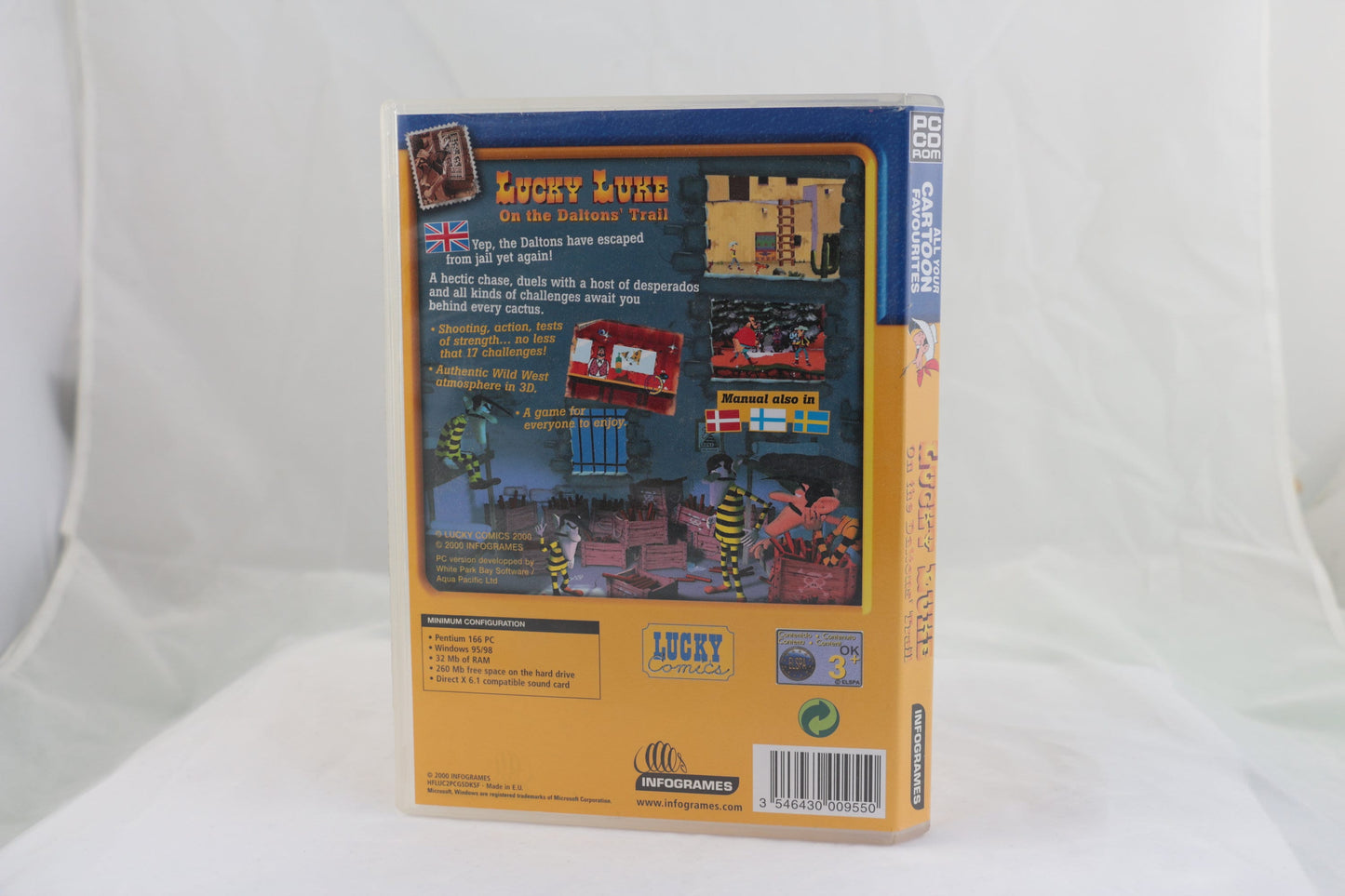 PC CD-rom game Lucky Luke on the Daltons' trail | Windows game Lucky Luke | Vintage Lucky Luke spel