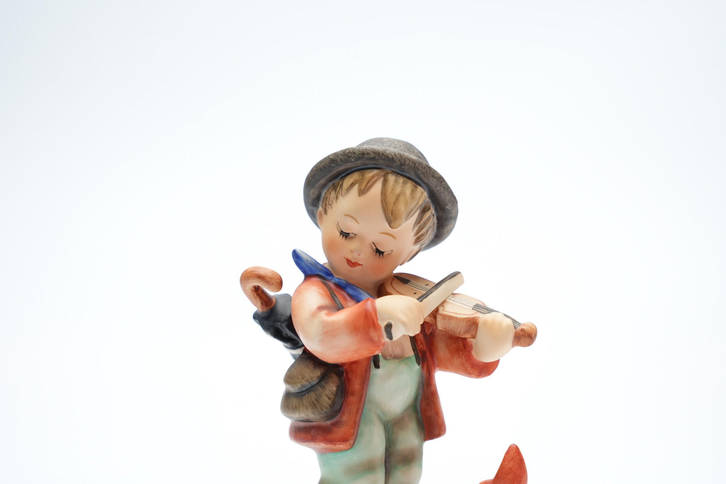 Hummel Beeldje 'Puppy Love' (Hummel met viool en hondje) - TMK-7 (13 cm / 5 inch)