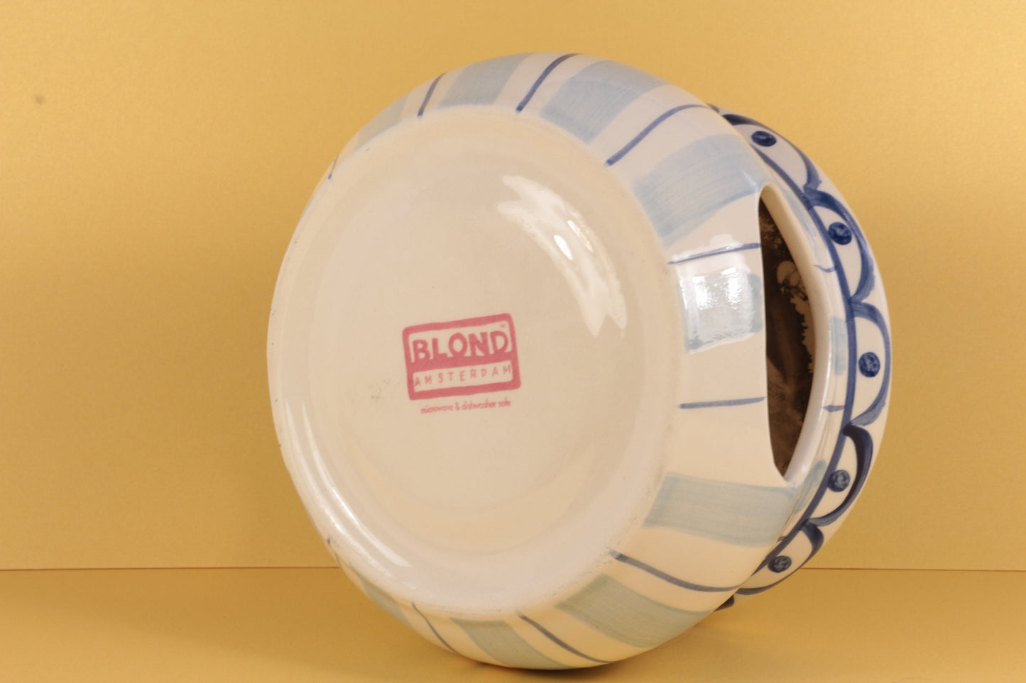 Theelicht van Blond Amsterdam - Delfts blauw stijl - modern
