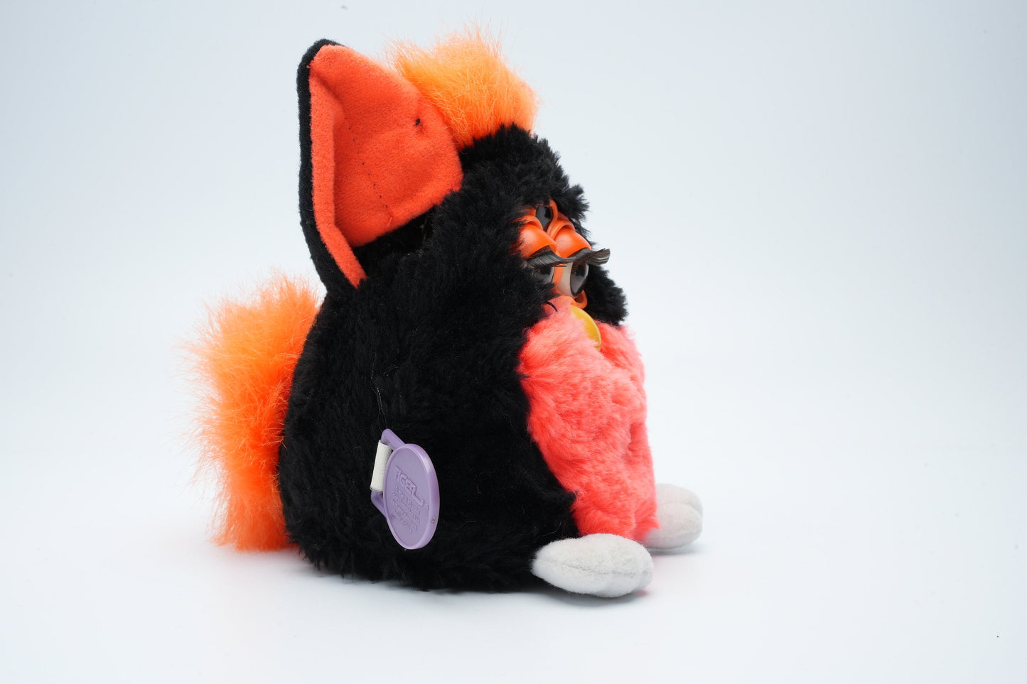 Furby Tart Tangerine 1999 | vintage Furby | Vintage Furby met zwart oranje vacht | spreekt Engels