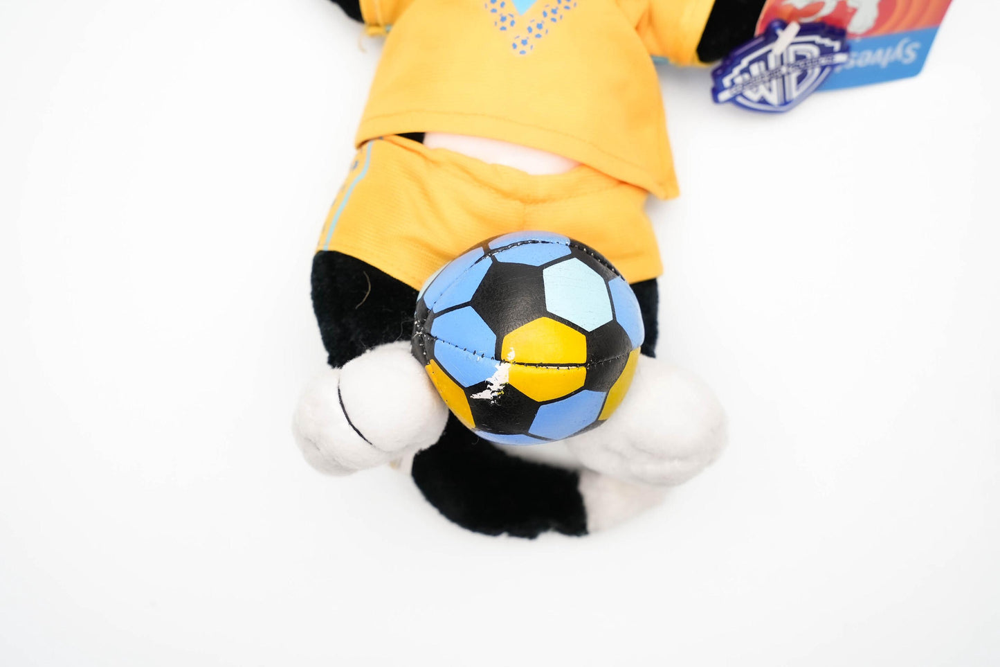 Vintage Looney Tunes Sylvester knuffel voetballer – Play By Play 1998 – 23 cm (9 inch)