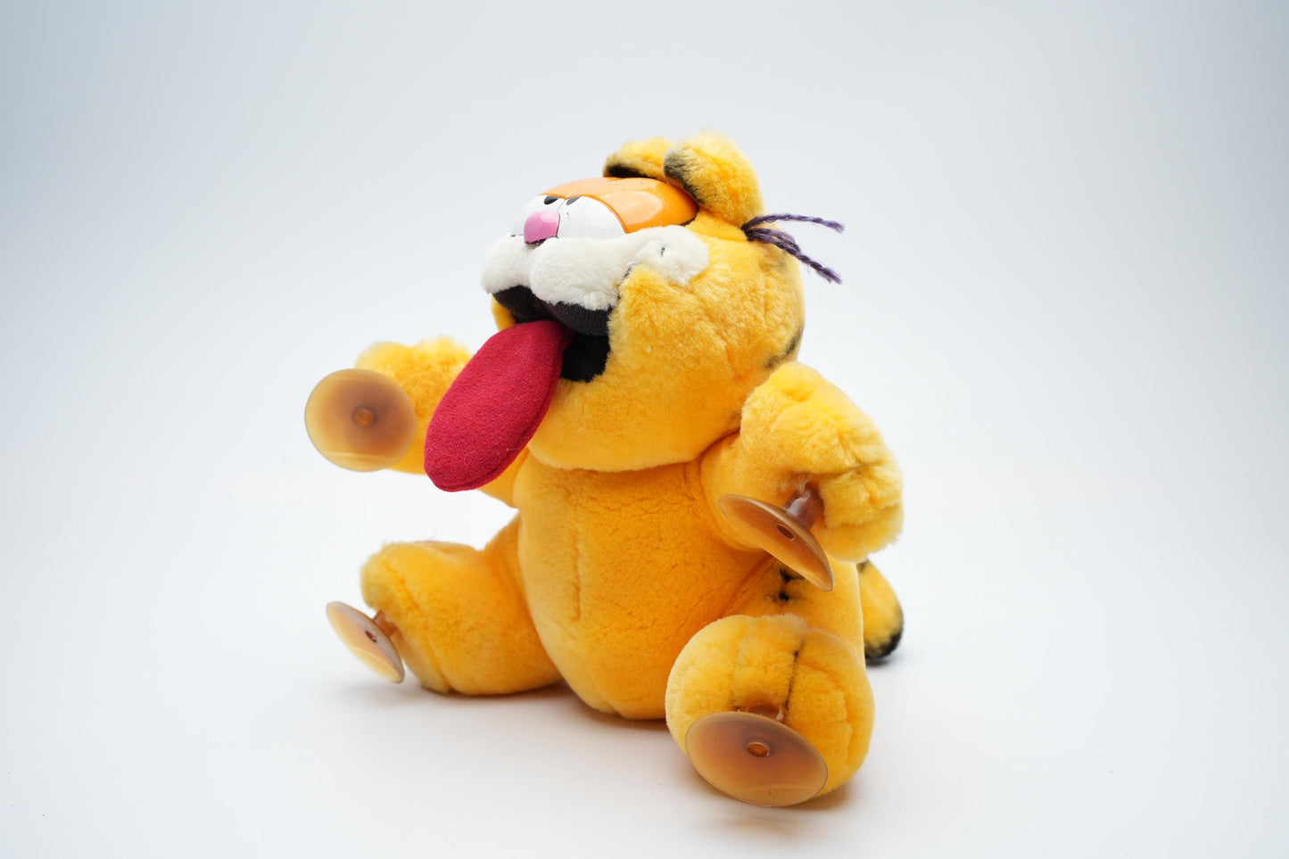 Vintage Garfield Knuffel met Zuignappen - United Feature Syndicate Inc. & Paws (1981)