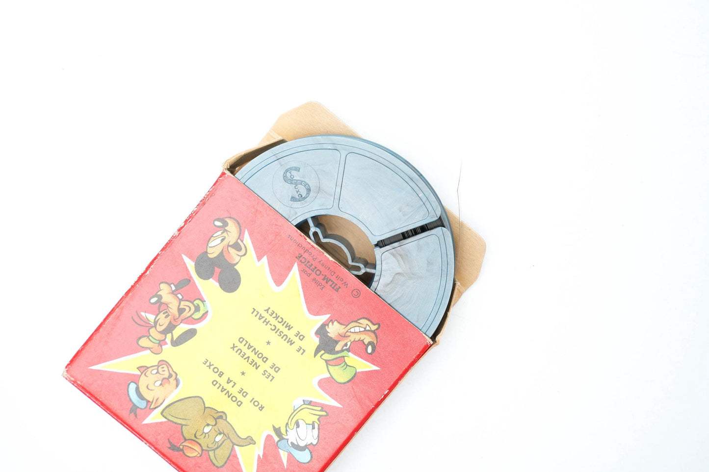 Vintage Super 8 Film – Walt Disney Pluto & Donald Duck Collectie – Film Office Frankrijk – ca. 1970s