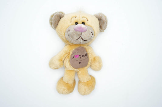 Vintage Diddl Pimboli Knuffel 19cm (7,5 inch) – "I Love You" Buikje, Depesche Germany, Jaren 90