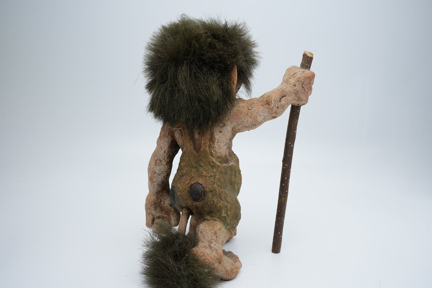 Nyform Troll nummer 122 - prachtige grote vintage troll - handgemaakt in Noorwegen
