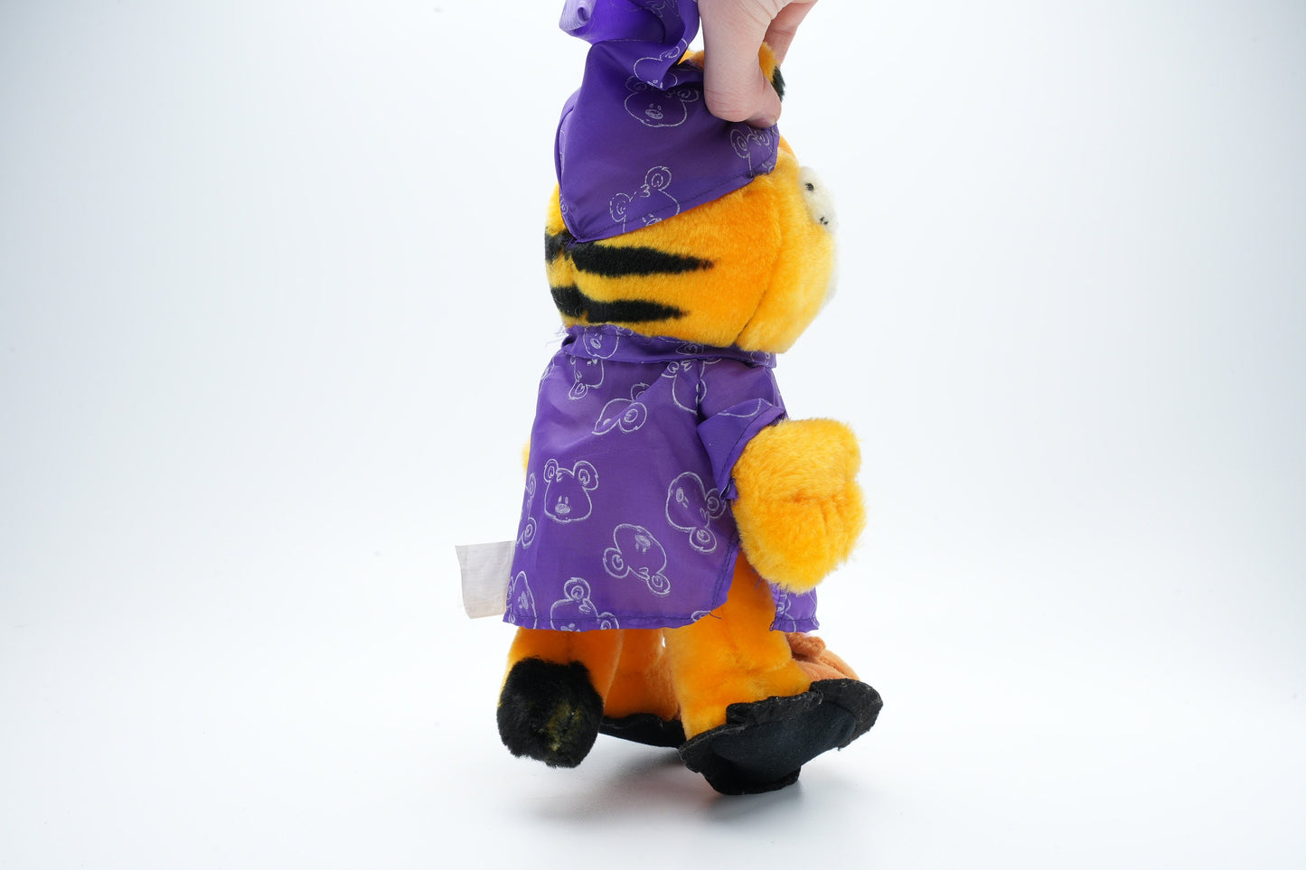 Garfield met paarse pyjama | vintage Garfield plush