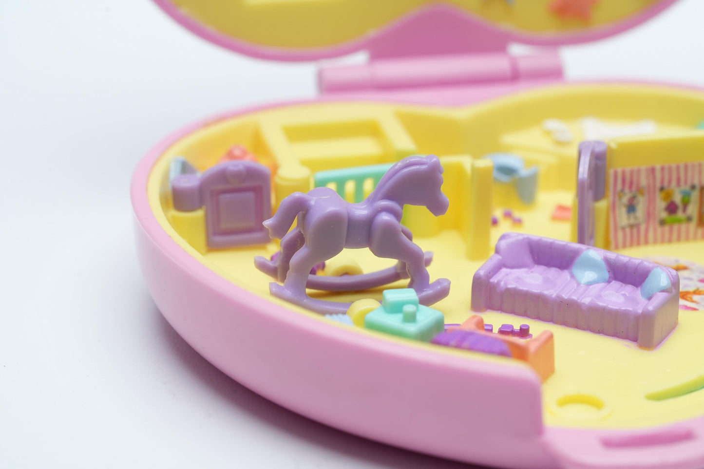 Vintage Polly Pocket 1994 Polly’s Toytime Fun – Baby Collection – Met Babyfiguren