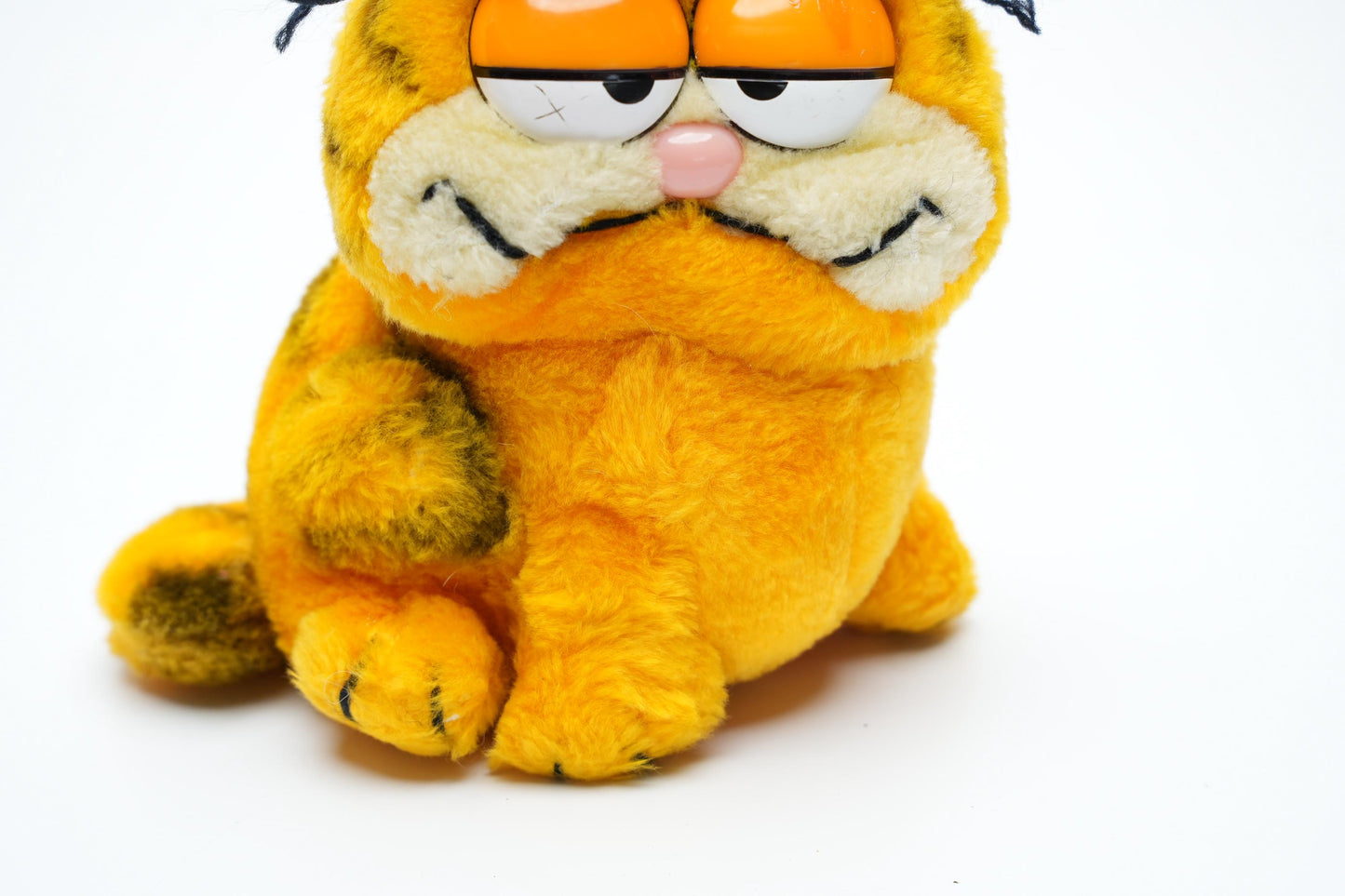 Vintage Garfield Knuffel - 16 cm (6.3 inch) - 1980s Retro Pluche