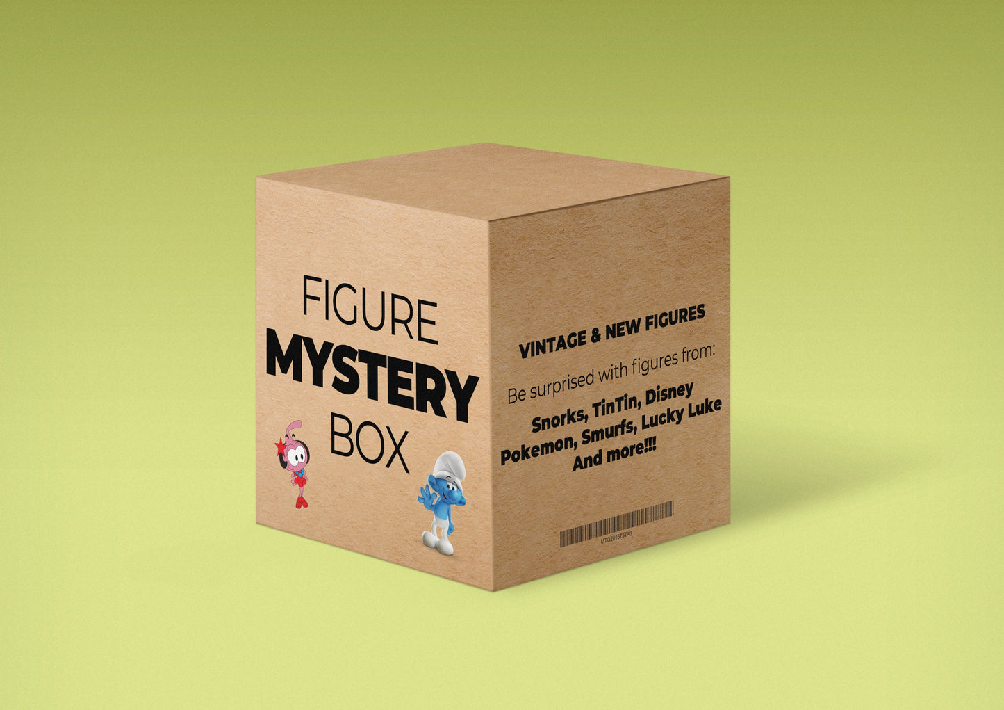 Mystery box met vintage, oude en nieuwe figuren om je verzameling compleet te maken