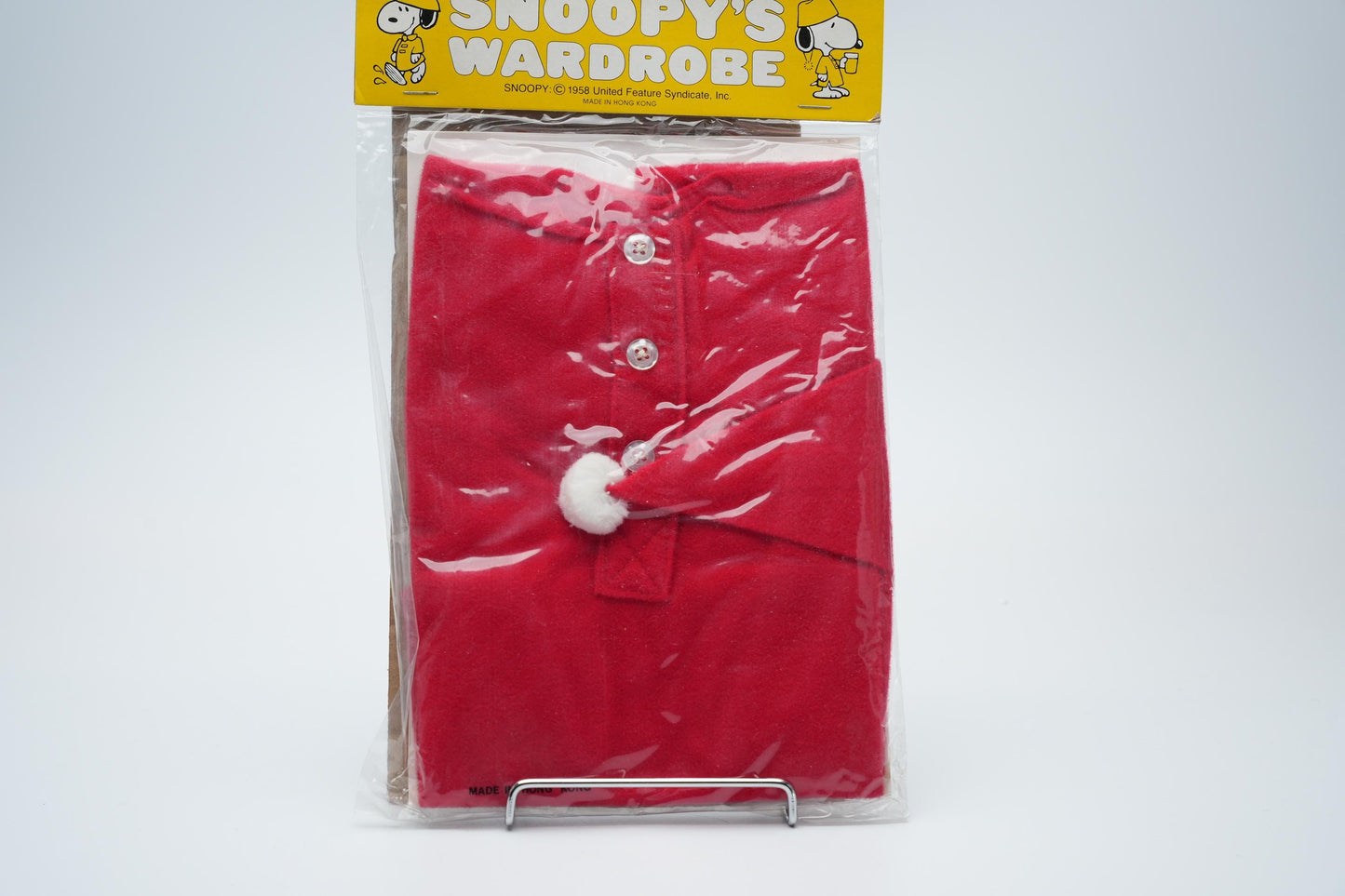 Snoopy's Wardrobe - Vintage Snoopy Kerstoutfit (1980s) - Nieuw in Verpakking