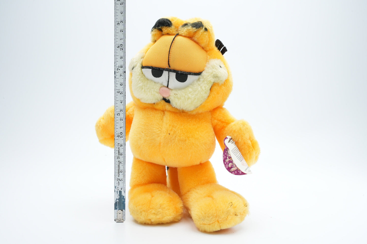 Vintage Garfield die staat met grote ogen | vintage Garfield plush