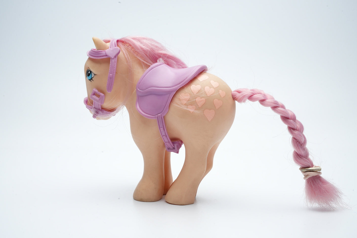 Peachy Pink Hearts | roze hartjes G1 My Little Pony | My Little Pony paarden