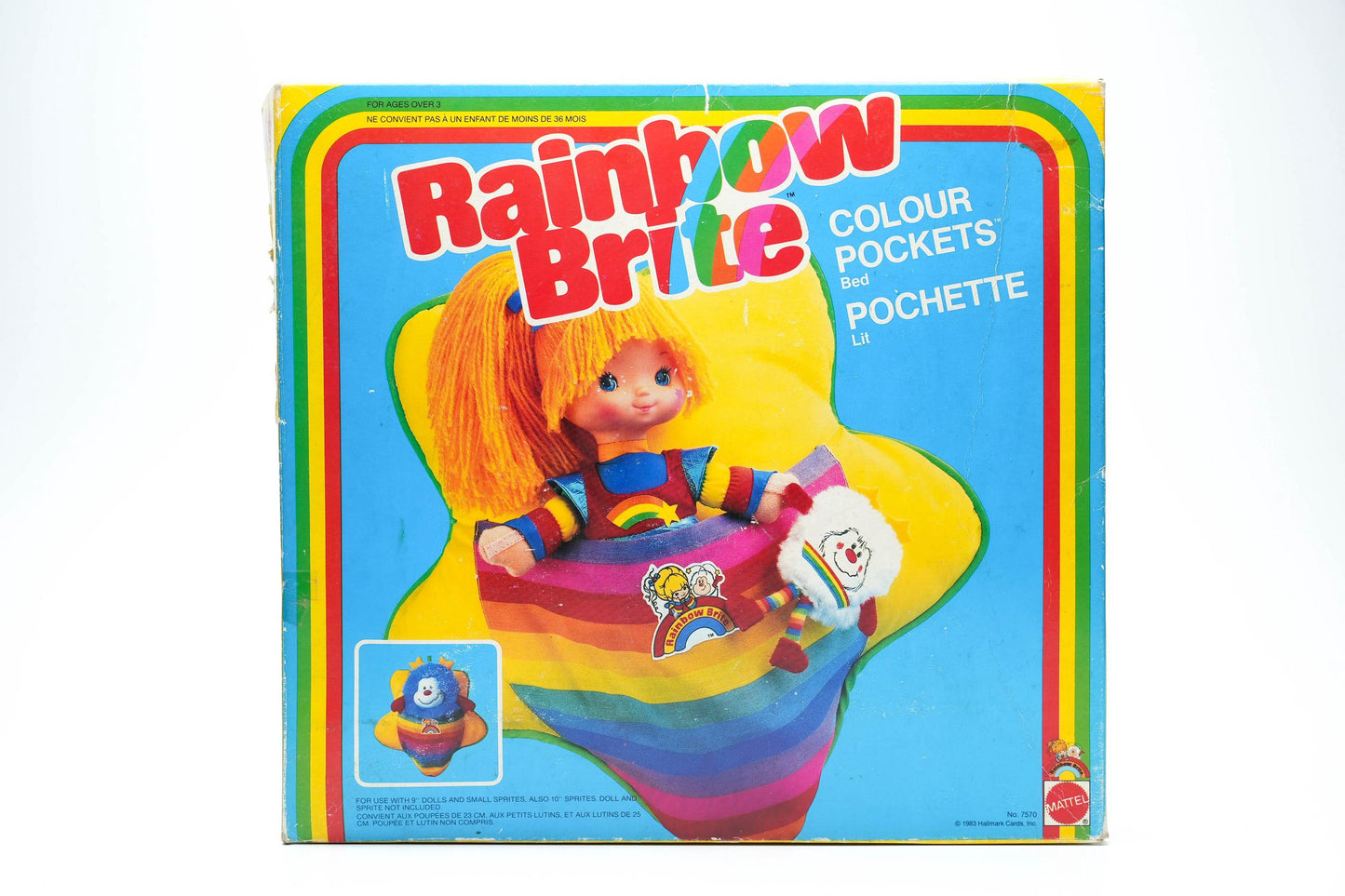 Rainbow Brite Colour Pockets Bed – 1983 – Mattel – Zeldzaam!