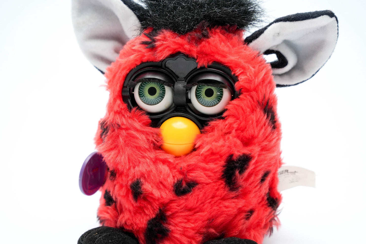 Zeldzame Vintage Furby 1999 – Leopard Furby – Werkt Goed!