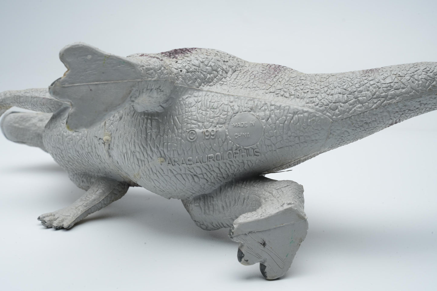 Vintage Sauropelta dinosaurus speelgoed figuur