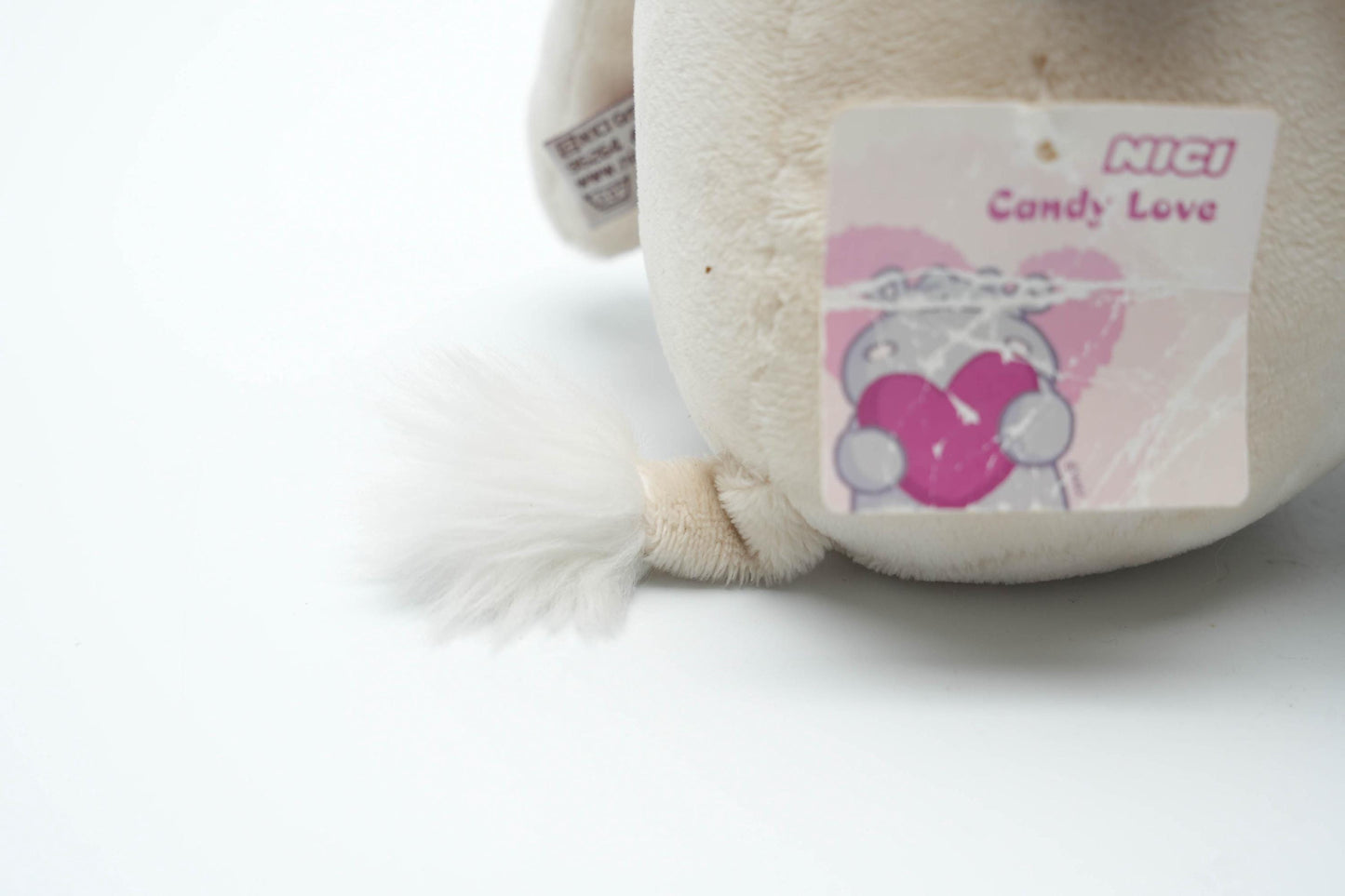 Vintage NICI Candy Love Nijlpaard 23cm (9 inch) – 2001 Pluche Knuffel