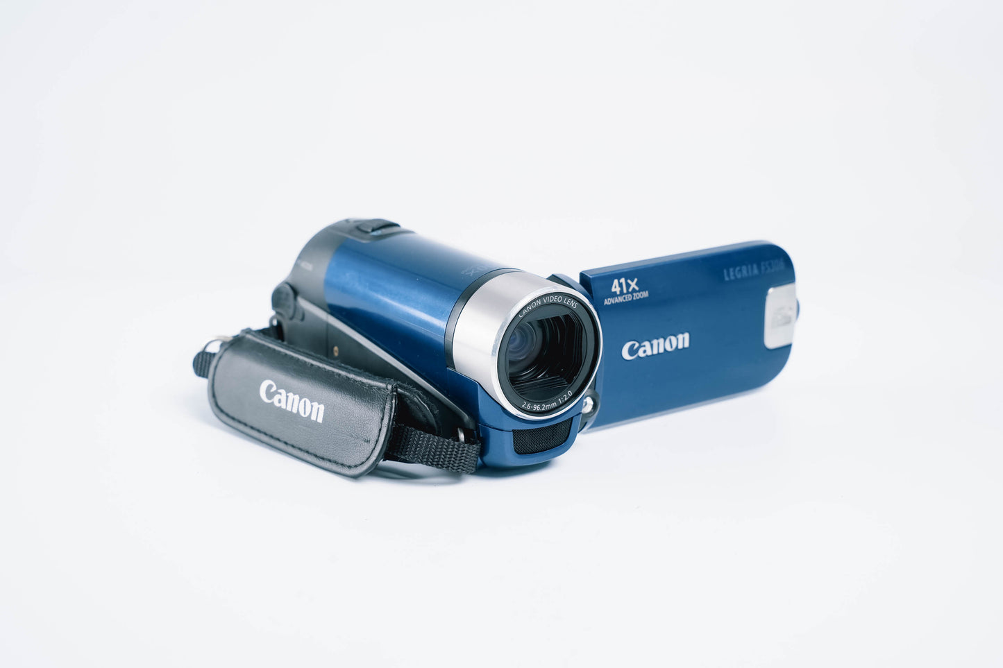CANON LEGRIA FS306 DIGITALE CAMCORDER – BLAUWE EDITIE MET 41X ZOOM EN ORIGINELE ACCU