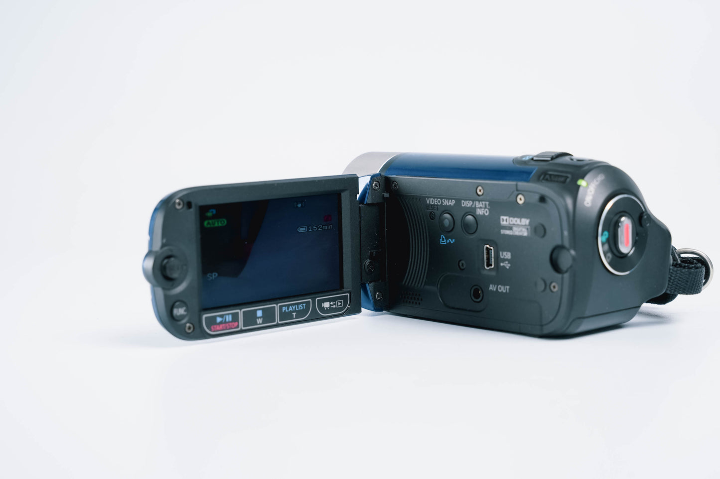 CANON LEGRIA FS306 DIGITALE CAMCORDER – BLAUWE EDITIE MET 41X ZOOM EN ORIGINELE ACCU