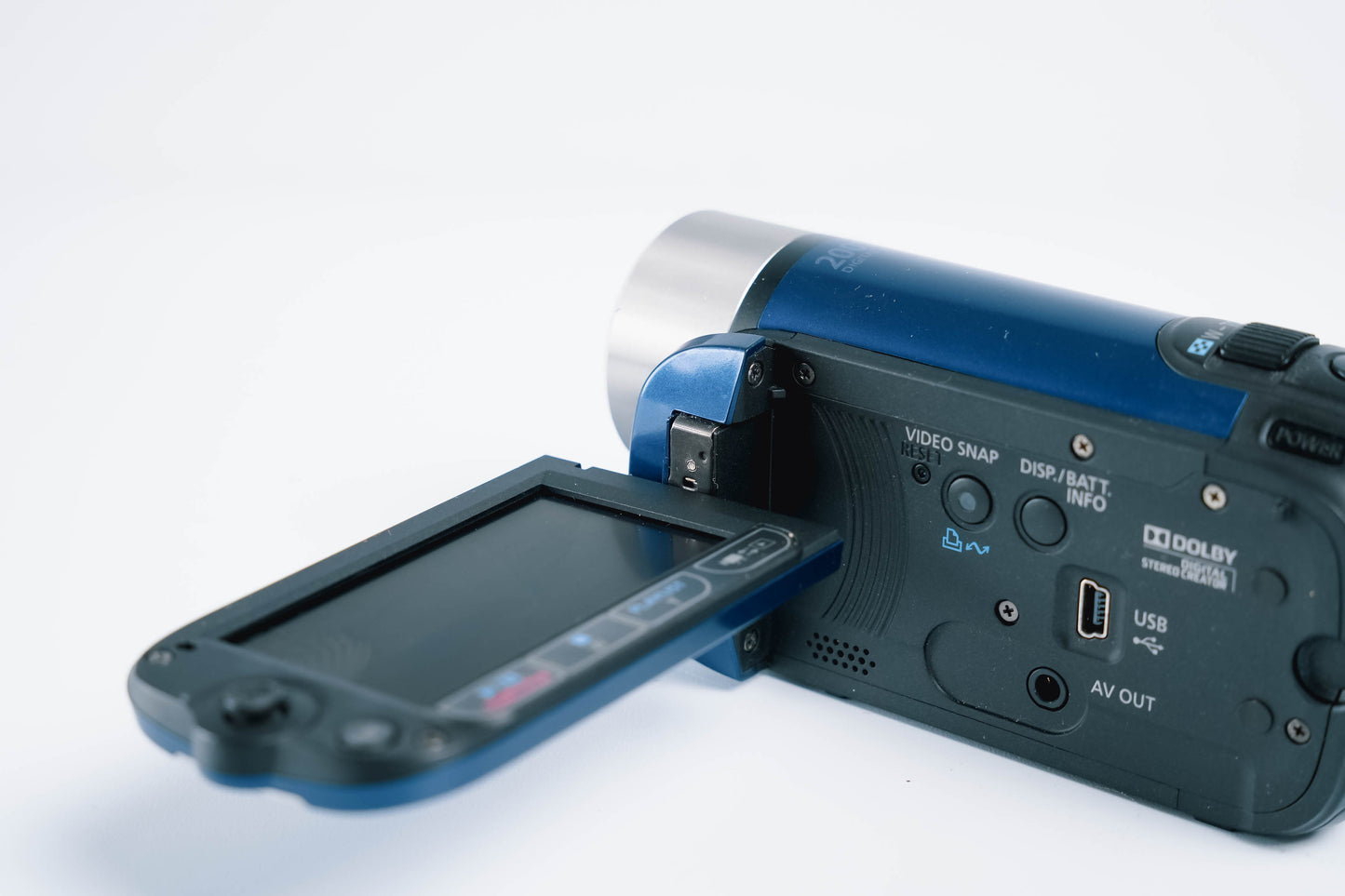 CANON LEGRIA FS306 DIGITALE CAMCORDER – BLAUWE EDITIE MET 41X ZOOM EN ORIGINELE ACCU