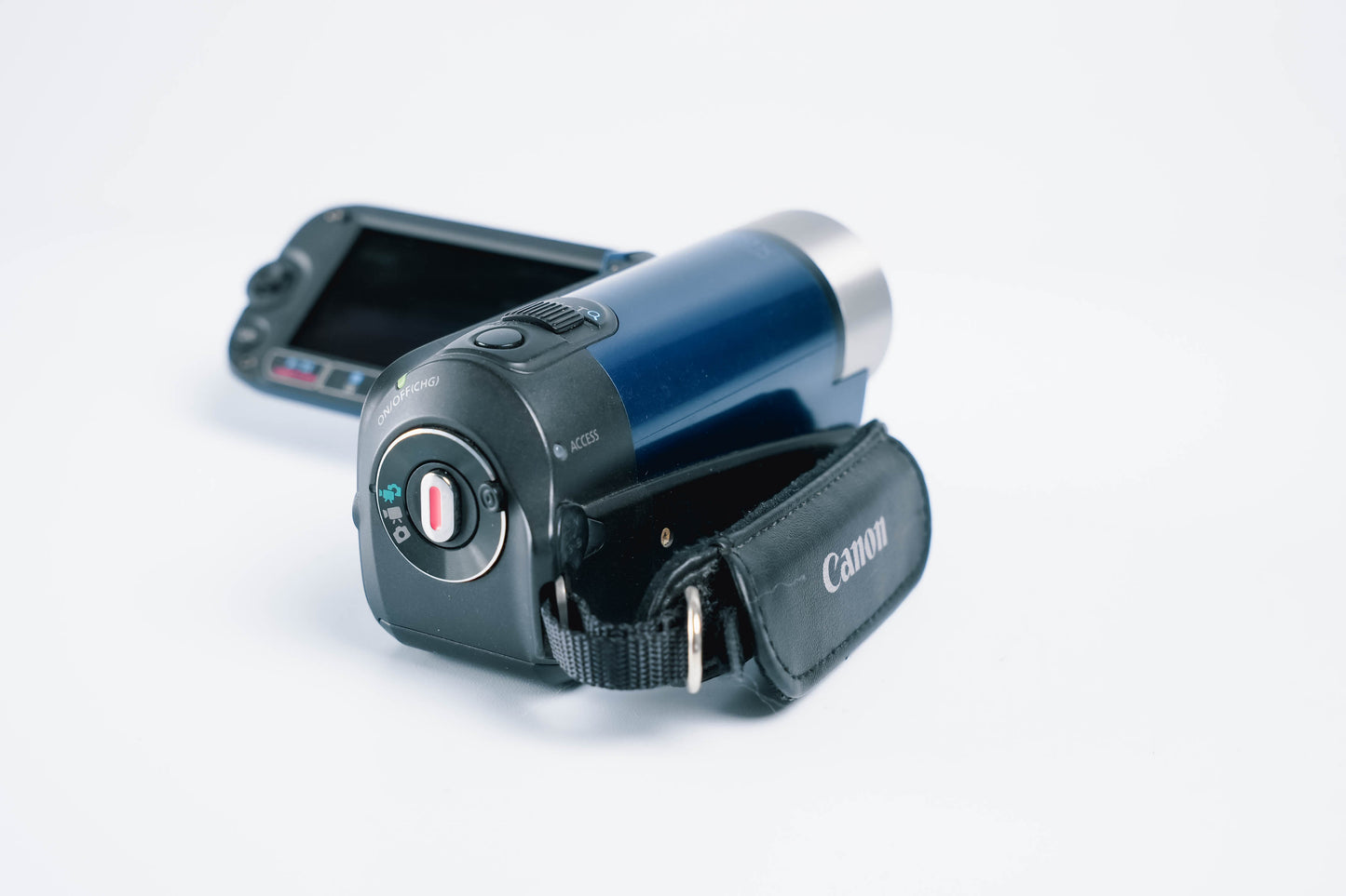 CANON LEGRIA FS306 DIGITALE CAMCORDER – BLAUWE EDITIE MET 41X ZOOM EN ORIGINELE ACCU