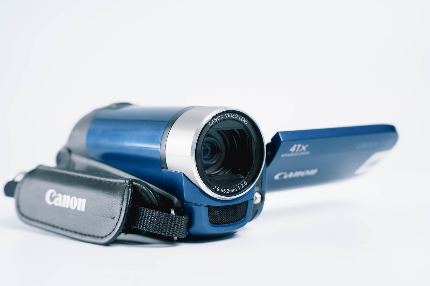 CANON LEGRIA FS306 DIGITALE CAMCORDER – BLAUWE EDITIE MET 41X ZOOM EN ORIGINELE ACCU